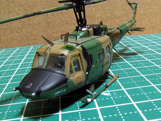1/144 技MIX「UH-1J 映像伝送システム & UH-1H 地雷散布」 トミーテック1/144 技MIX UH-1H/J